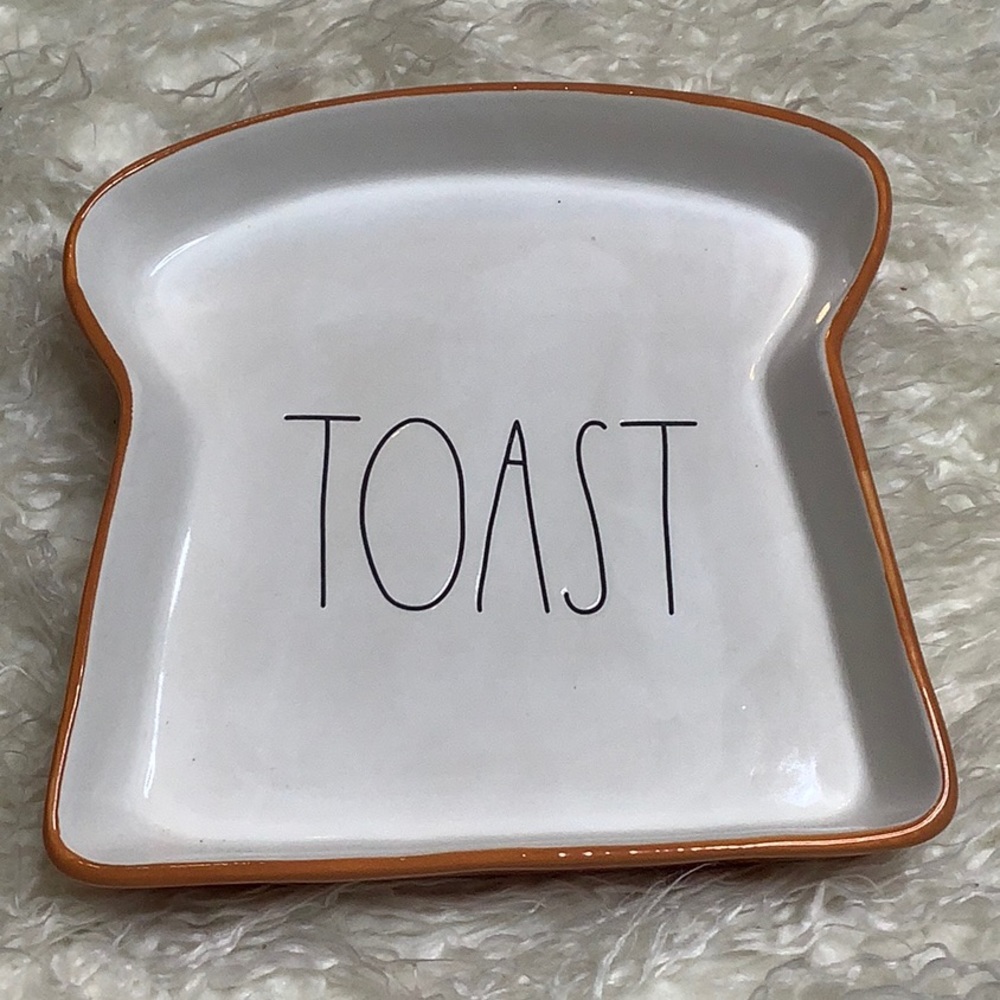 🆕 Rae Dunn TOAST Holder dish - Picture 1 of 5